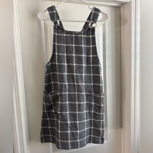 Plaid Pinafore Dress